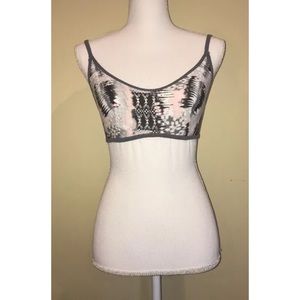 Victoria's Secret Womens Bralette Pink Patterned